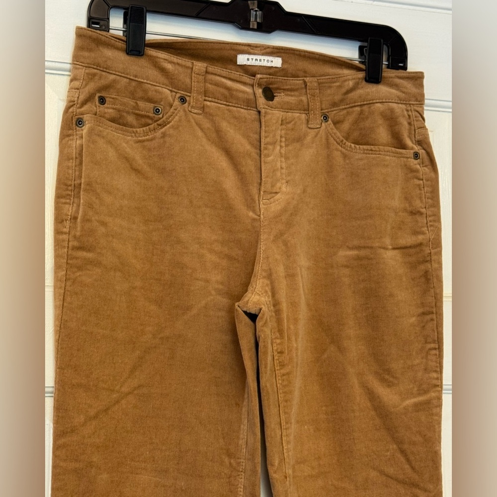Jones New York Women's Straight Leg Corduroy Pants - Camel Tan